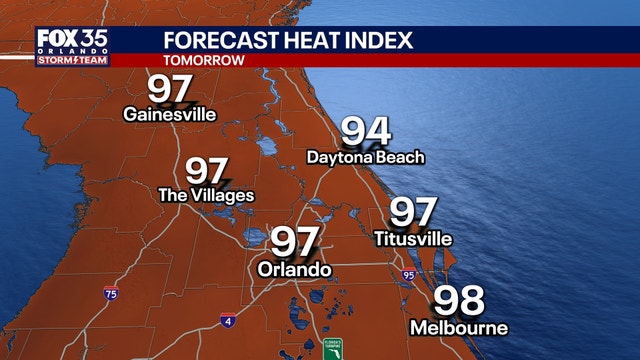 Orlando weather: Hot, dry Sunday before humidity and storm chances return this week