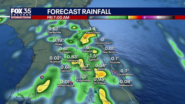 Orlando rain forecast: Showers, thunderstorms tonight; timeline, main threats
