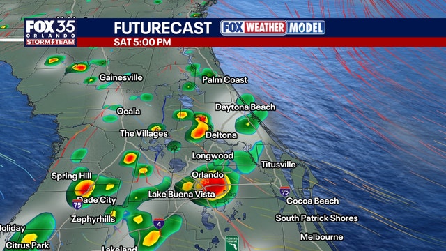 Orlando Weather: Widespread showers and thunderstorms don't stop the heat