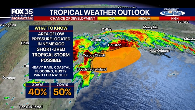 NHC: Short-lived tropical storm could develop in Gulf, off U.S. Coast, this week