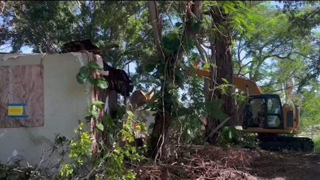 Melbourne tears down long-vacant 'horror house' as city begins crack down on nuisance property