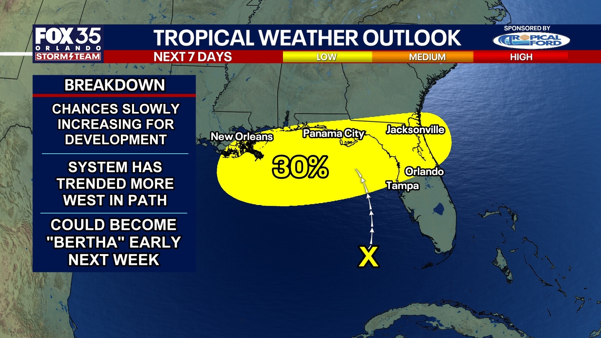 Tropical disturbance in Gulf expected to bring heavy rain to Florida this weekend
