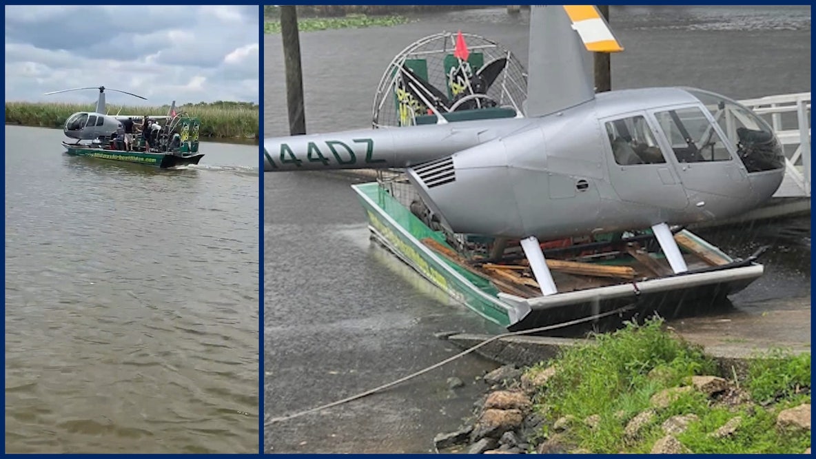 Florida airboat captain helps stranded helicopter crew from alligator-filled Lake Jesup