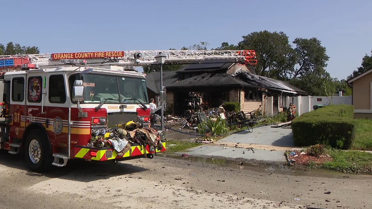 2 deputies taken to hospital after garage fire in Orange County, officials say
