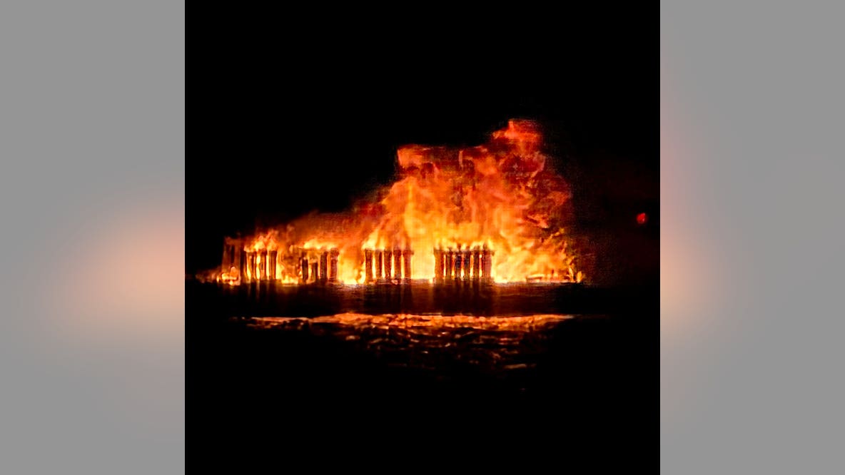 Tavares barge ignites during fireworks show, city says