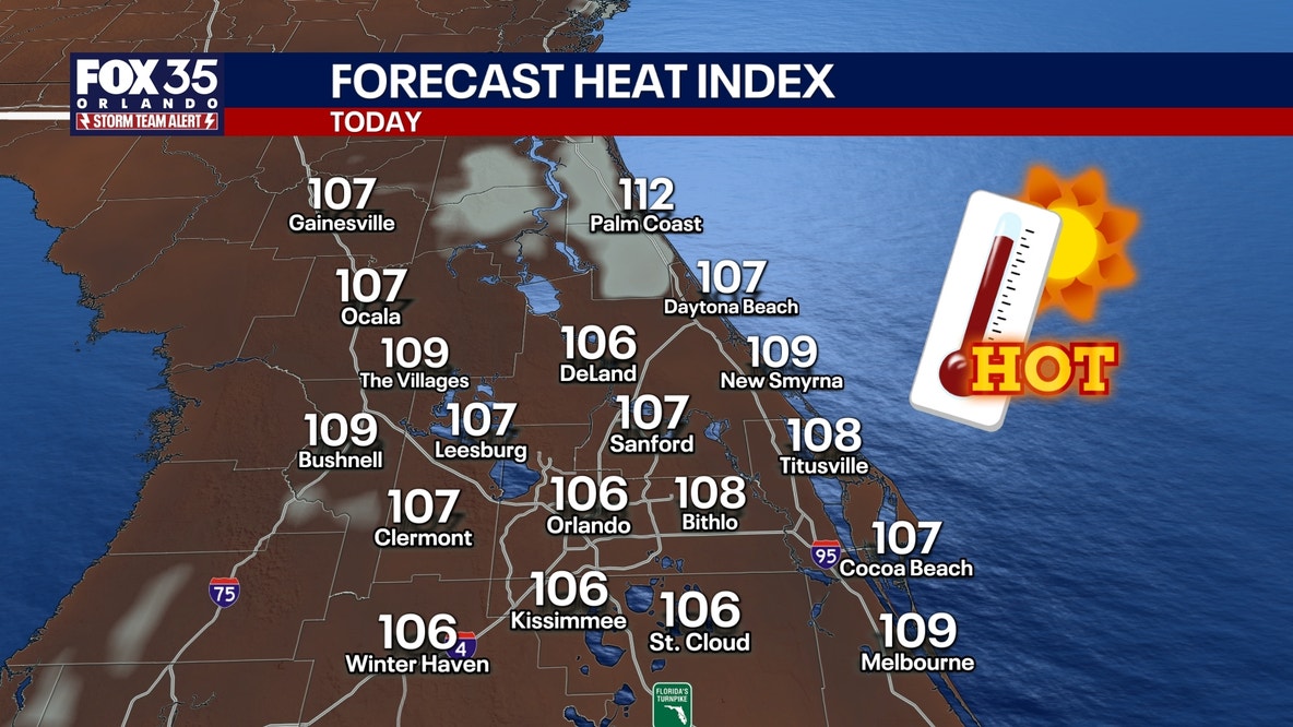 Orlando weather: Heat advisory for Central Florida as temperatures climb