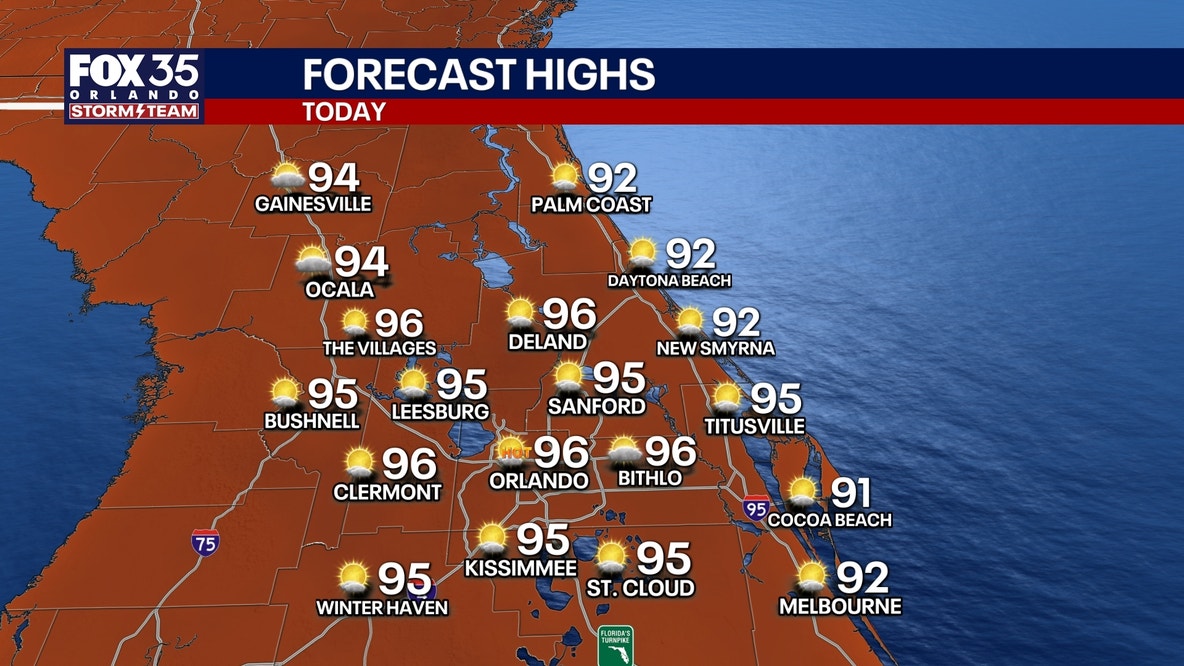 Orlando weather: Temperatures heating up in Central Florida