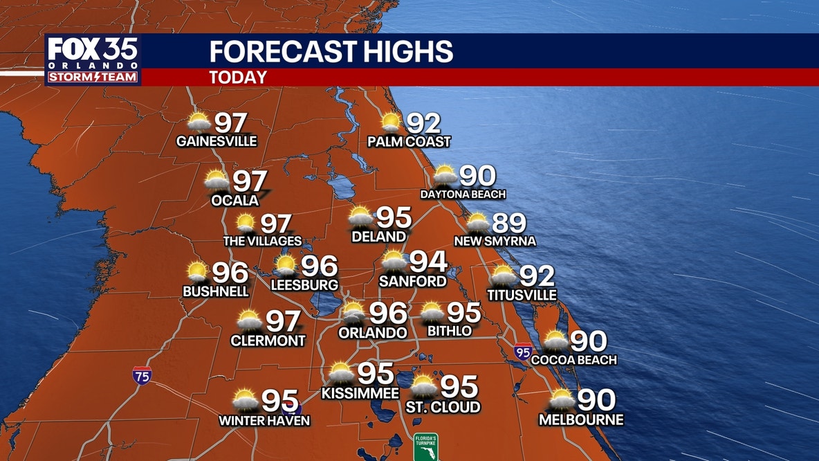 Orlando weather: Dry, humid Central Florida as storms return this weekend