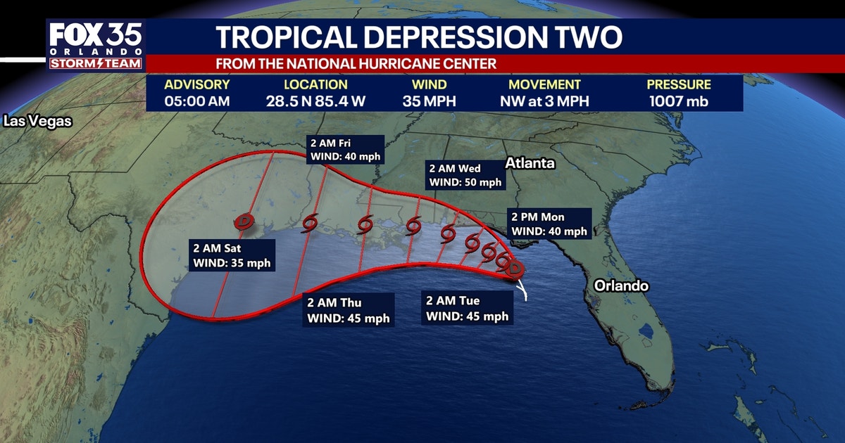 Tropical Depression 2 expected to become Tropical Storm Bertha, NHC says