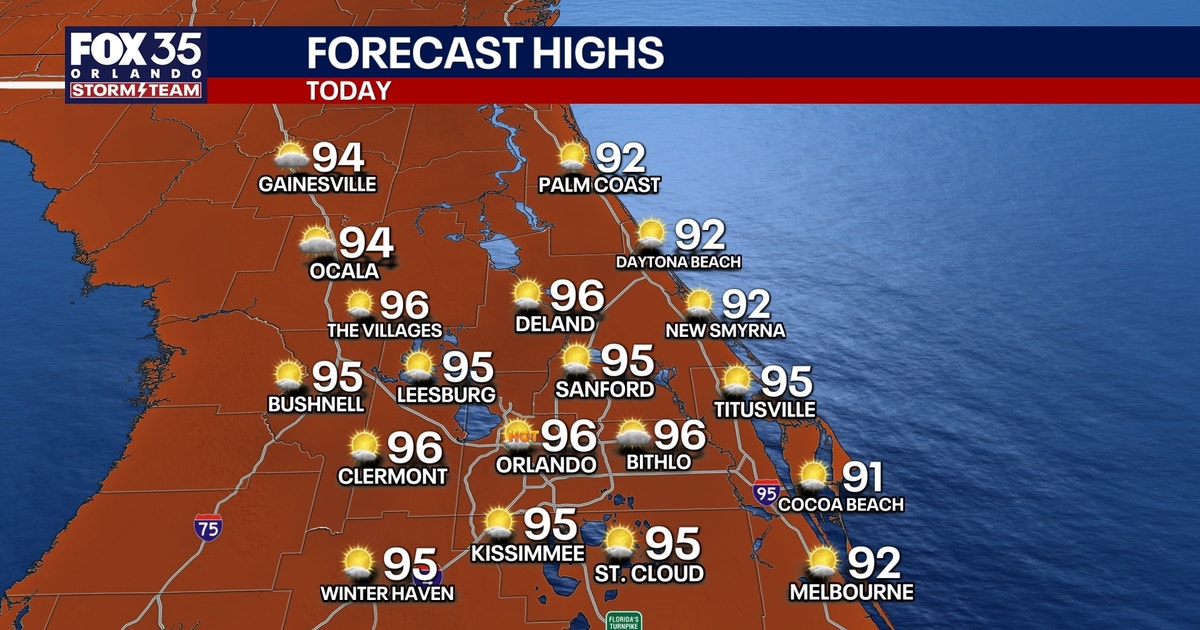 Orlando weather: Temperatures heating up in Central Florida