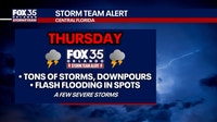 Orlando weather: Thursday morning storms expected across Central Florida with localized flooding possible