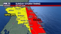 Orlando weather: Storm chances, timeline, live radar