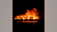 Tavares barge ignites during fireworks show, city says