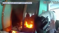 Flagler County deputies rescue homeowner from burning Palm Coast house