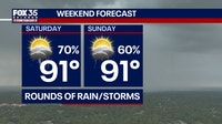 Orlando weather: Central Florida to see daily rounds of showers, storms through weekend