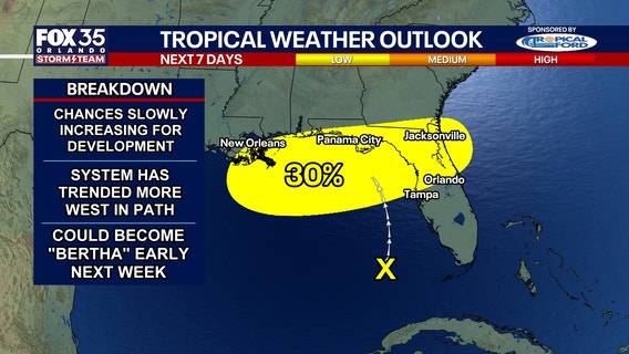 Tropical disturbance in Gulf expected to bring heavy rain to Florida this weekend