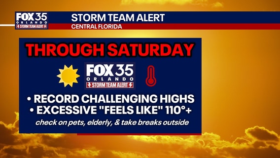 Florida heat wave: Heat advisories as heat index soars in Central Florida
