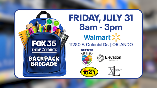 FOX 35 Backpack Brigade collecting school supplies for Florida families: What to know, how to help