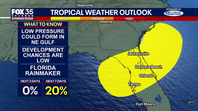 NHC flags low in Gulf for potential tropical development near Florida, Georgia