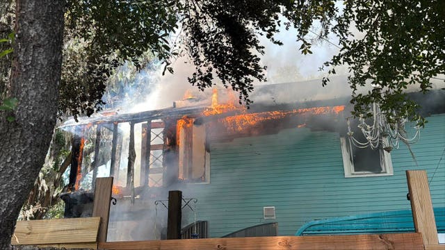 Fire crews respond after flames rip through Orlando home, officials say