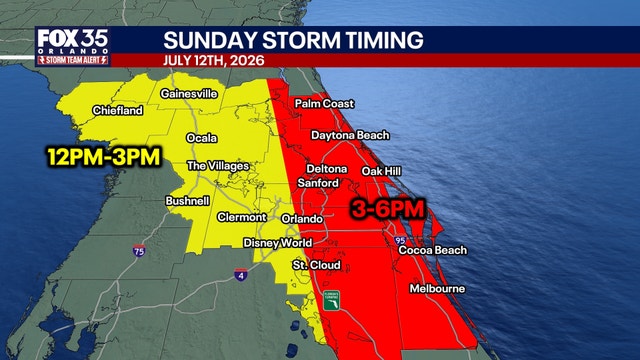 Orlando weather: Storm chances, timeline, live radar