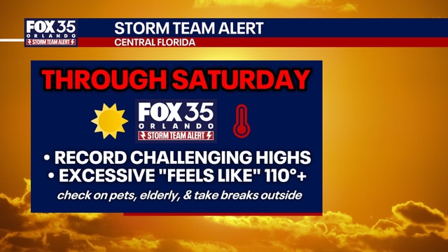 Florida heat wave: Heat advisories as heat index soars in Central Florida
