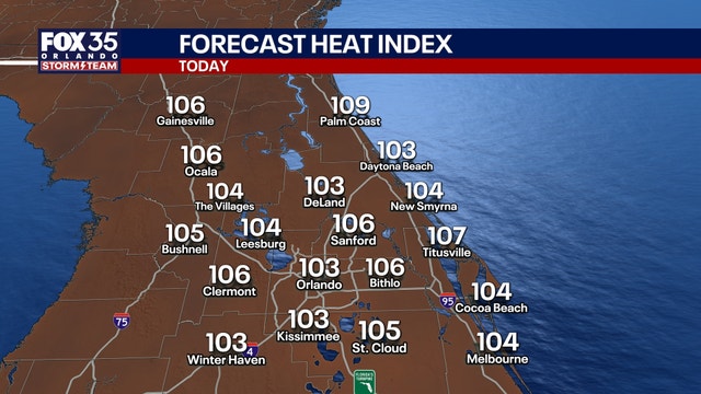 Orlando weather: Heat and storms continue through the holiday weekend