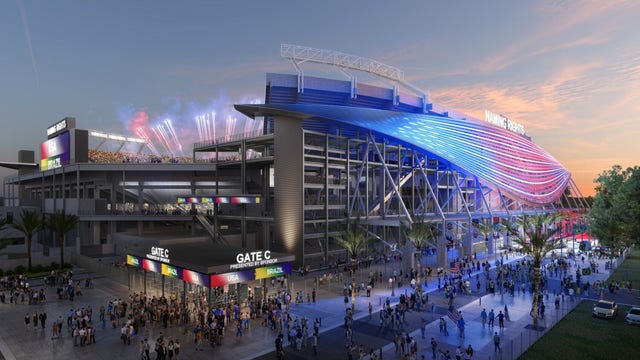 Camping World Stadium renovation to add new facade, expanded seating and fan amenities