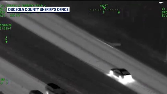 Osceola County man accused of reaching 135 mph during chase, authorities say
