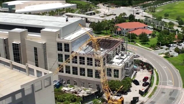 Partial roof collapse at Orlando VA construction site causes no injuries, officials say