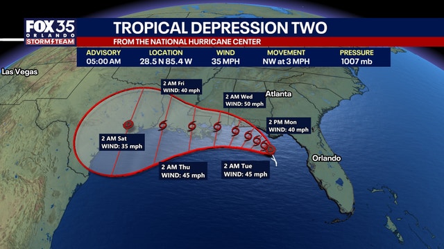 Tropical Depression 2 expected to become Tropical Storm Bertha, NHC says