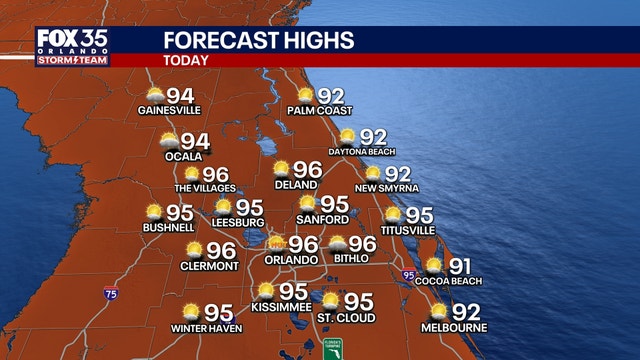 Orlando weather: Temperatures heating up in Central Florida