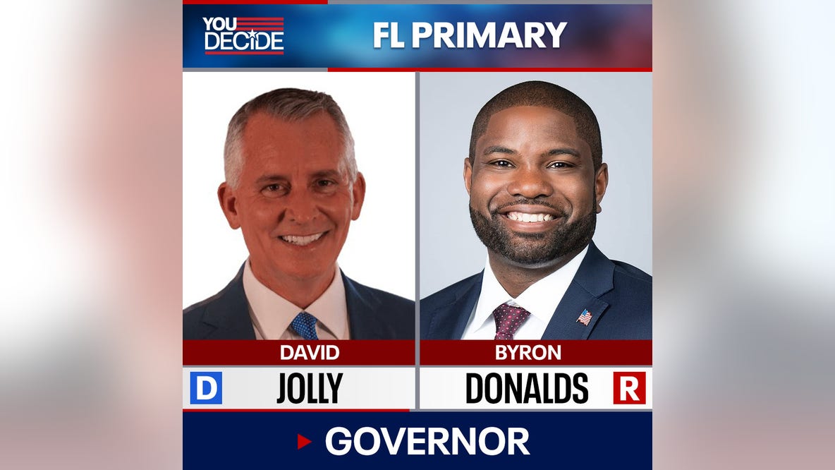 Florida Primary: Byron Donalds, David Jolly to compete for Florida governor in November