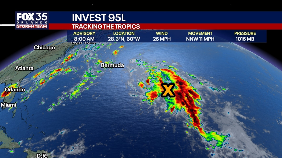 Invest 95L forms near Bermuda: Will it impact Florida?