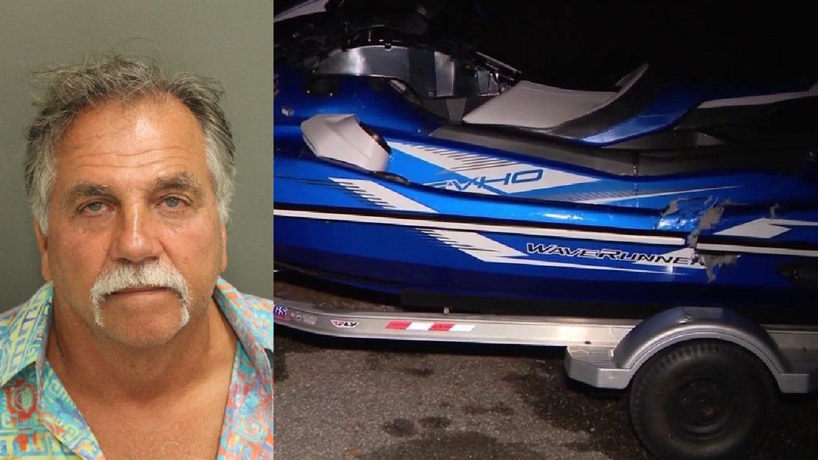 Boat, jet ski crash on Florida lake; 2 hurt, boater arrested for DUI, officials say