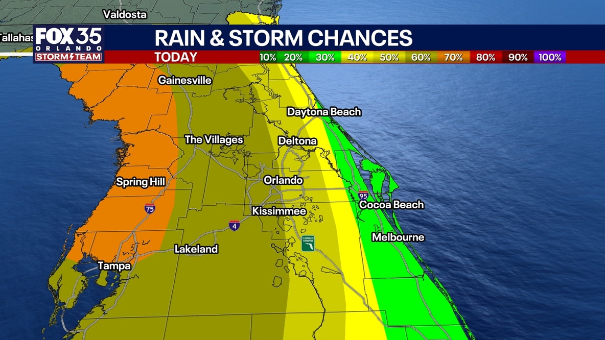 Orlando weather: More scattered storms in Central Florida