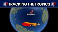 2 Atlantic waves could develop just as Tropical Storm Cristobal weakens: Any threat to Florida?