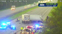 1 dead in fiery semi truck crash on I-95: FHP