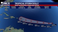 NHC: Tropical Storm Dolly forms in the Atlantic