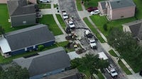 Large hole opens in Orange County neighborhood, forcing families from homes