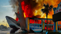 Panama City Beach landmark Jaws Souvenirs shop destroyed by early morning fire