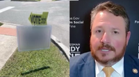 Police investigate swastika spraypainted over Congressman Randy Fine’s campaign sign
