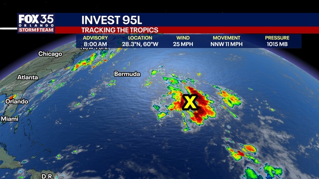 Tropics update: Invest 95L forms in the Western Atlantic