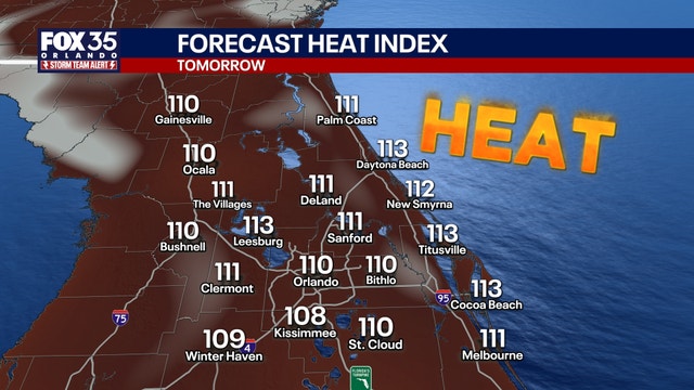 Orlando weather: Extreme heat, storm chances increase to conclude weekend