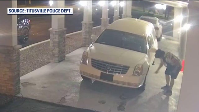 Man accused of vandalizing hearses at 2 Titusville funeral homes