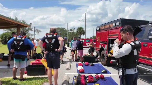 Space Coast firefighters train for flooding rescues: 'Tackling it as a region'