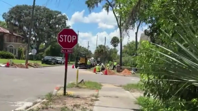 Gas leak prompts evacuations in Eustis months after deadly explosion nearby