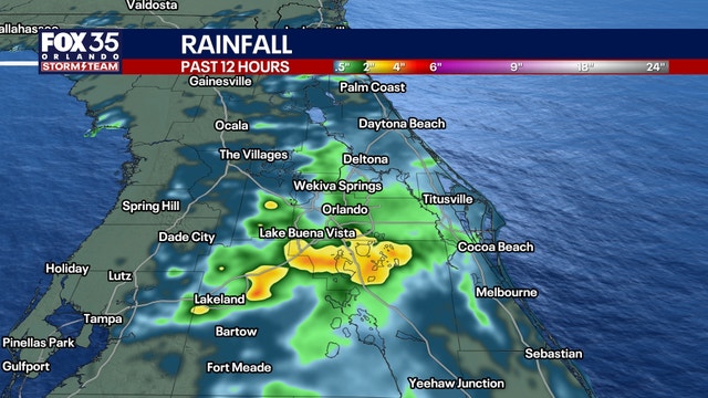 Orlando weather: More showers, thunderstorms this evening