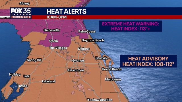 Orlando weather: Extreme heat again for Central Florida as storm chances rise