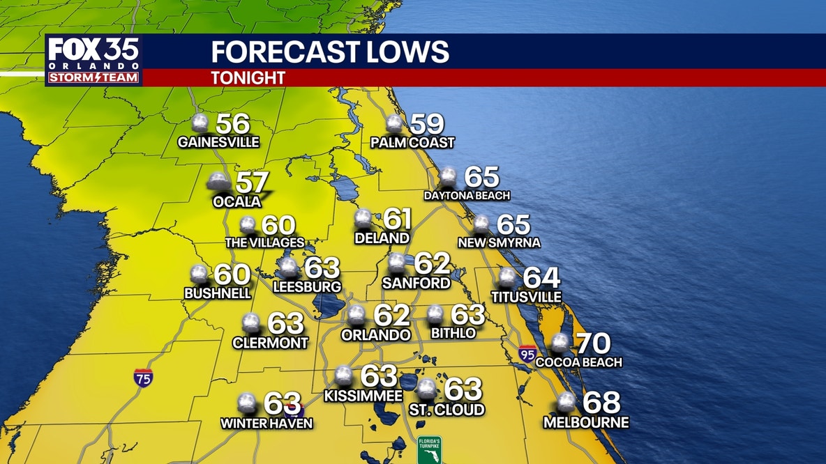 Orlando weather: Dry, comfortable weekend ahead across Central Florida